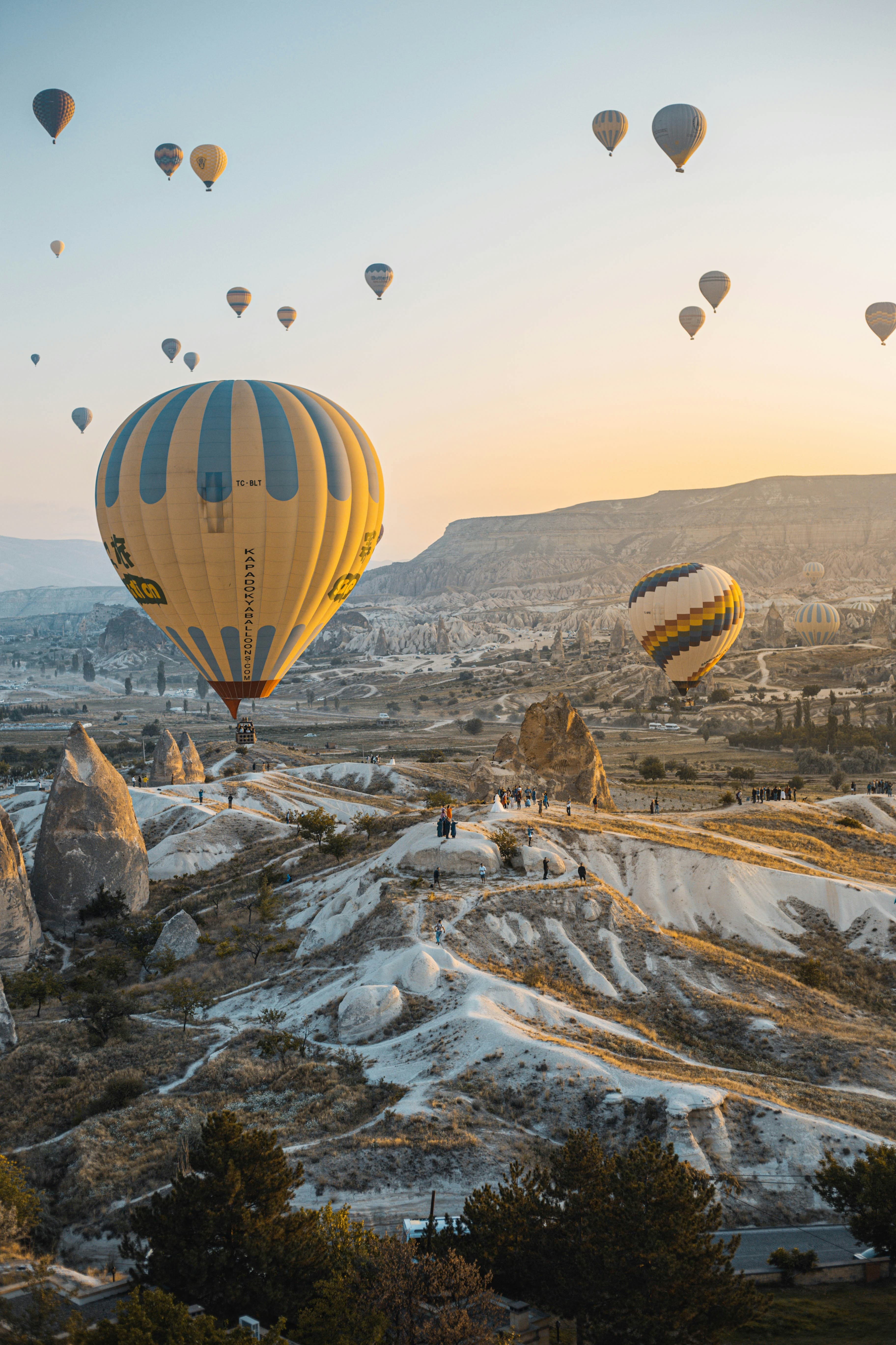 Hot air balloons: Turkey